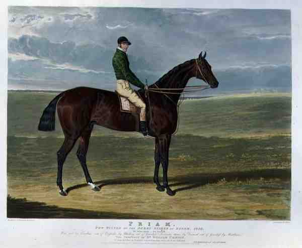 „Priam”, zwycięzca Derby Stakes w Epsom autorstwa John Frederick Herring Snr