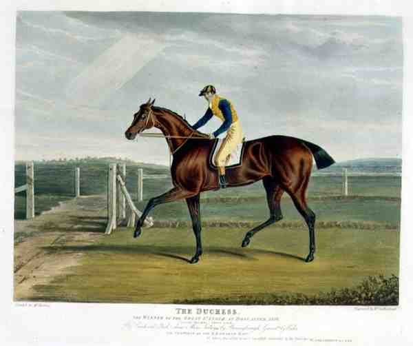 „Księżna”, zwycięzca Wielkiego St. Leger w Doncaster autorstwa John Frederick Herring Snr