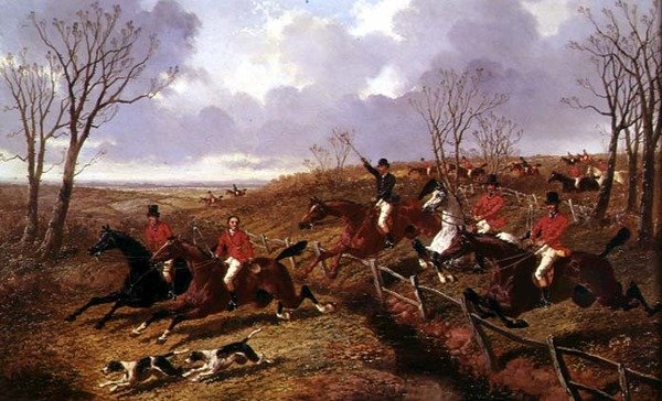 Pełny krzyk (olej na płótnie) autorstwa John Frederick Herring Jnr