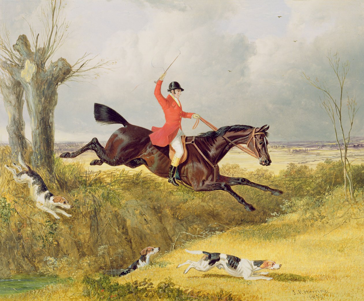 Oczyszczanie rowu, 1839 autorstwa John Frederick Herring Senior