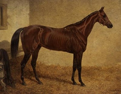 „Krucyfiks”, zwycięzca St Leger autorstwa John Frederick Herring Senior