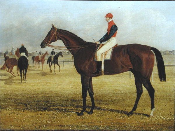 Don Jon, zwycięzca St. Leger z Williamem Scottem Up autorstwa John Frederick Herring Senior
