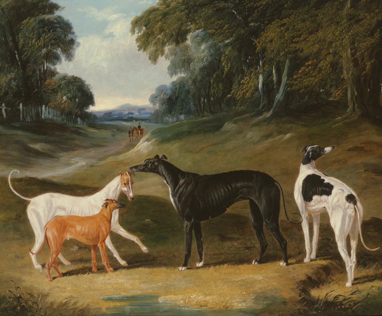 Charty, „Punkt”, „Skylark”, „Pokrzywa” i „Niebo” autorstwa John Frederick Herring Senior
