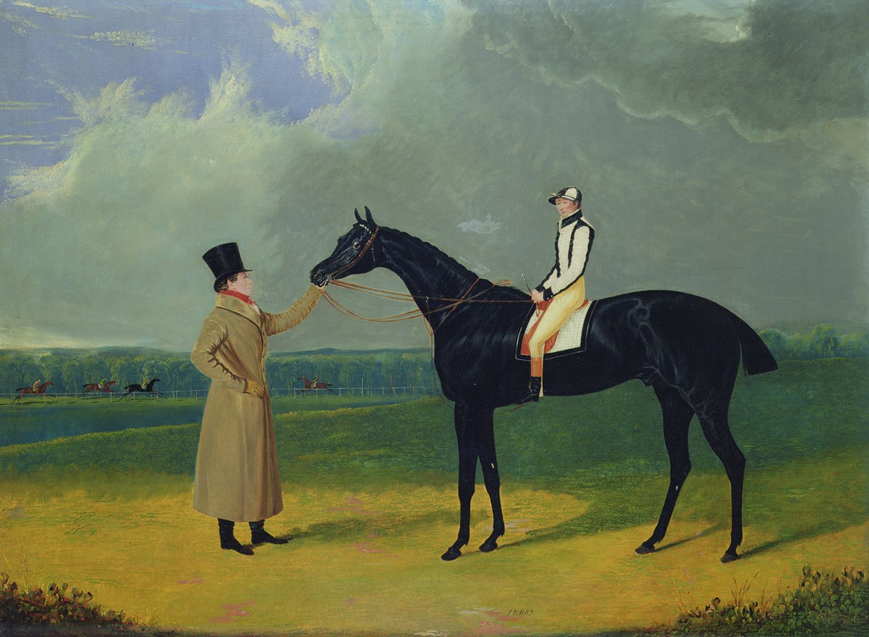 Jerry, zwycięzca St. Leger 1824 (olej na płótnie) autorstwa John Frederick Herring Senior