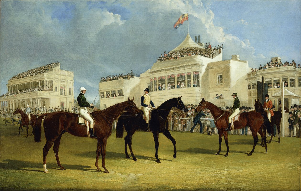 Przygotowanie do startu na Puchar Cesarza Rosji w Ascot, 1845, 1845 autorstwa John Frederick Herring Senior