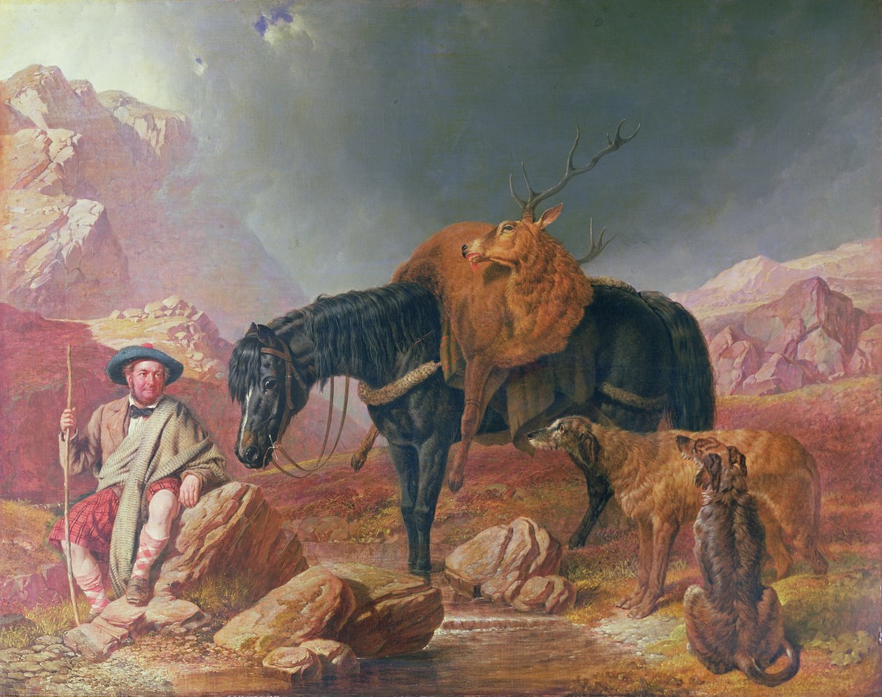 Powrót z polowania autorstwa John Frederick Herring Senior