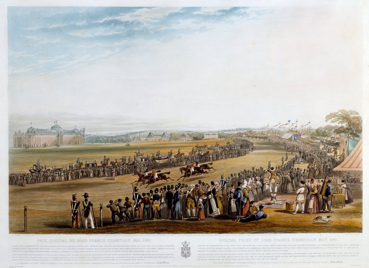 Nagroda specjalna 5000 franków dla Chantilly w 1841 r. Rycina Johna Fredericka Herringa (1795-1865) (ec.engl.) 1841 Ze zbiorów prywatnych autorstwa John Frederick Herring Senior