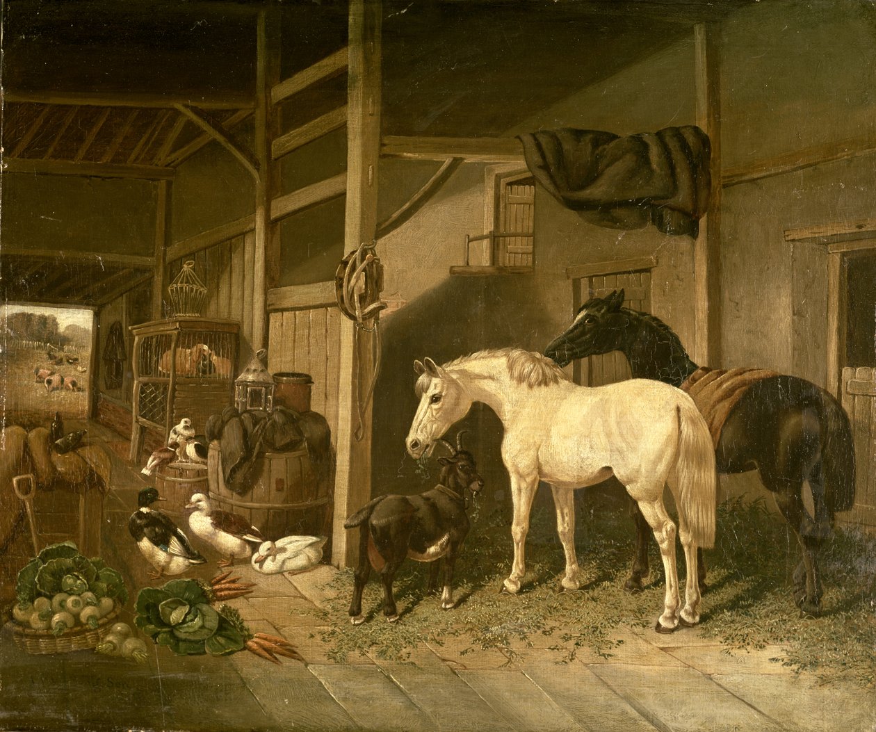Stabilne wnętrze autorstwa John Frederick Herring Senior