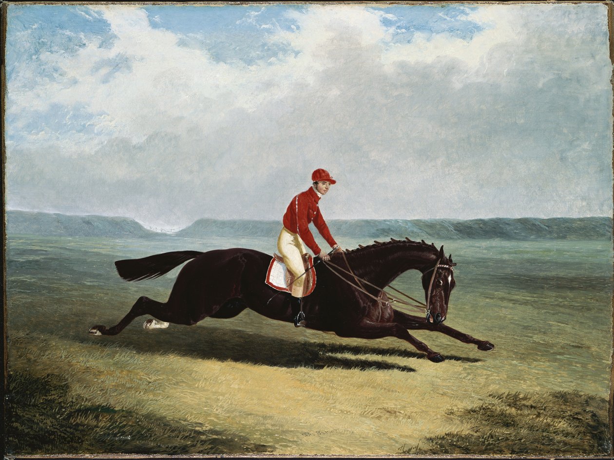 Baron z Bumpy Up w Newmarket autorstwa John Frederick Herring Senior