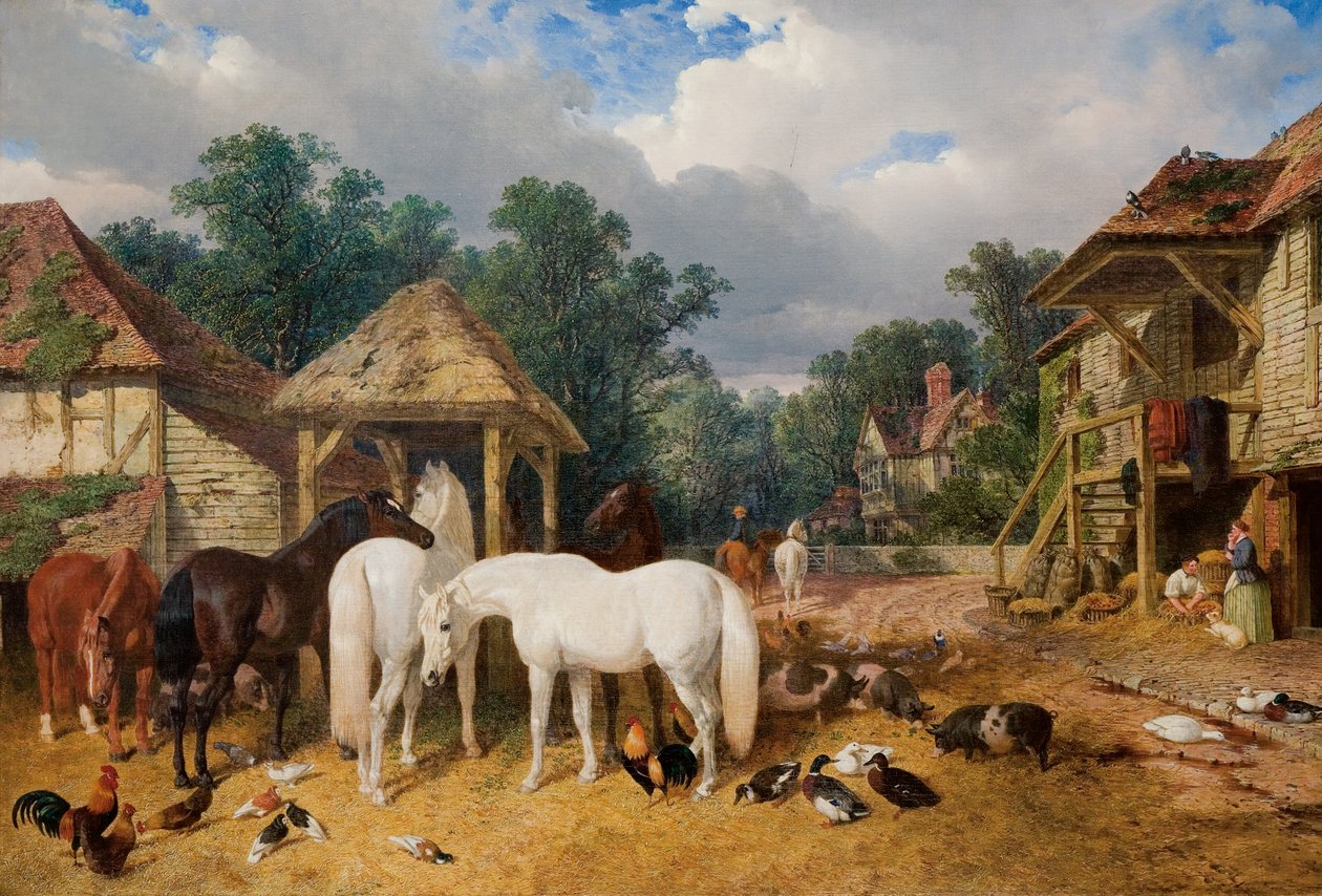 Gospodarstwo, 1860 autorstwa John Frederick Herring Senior