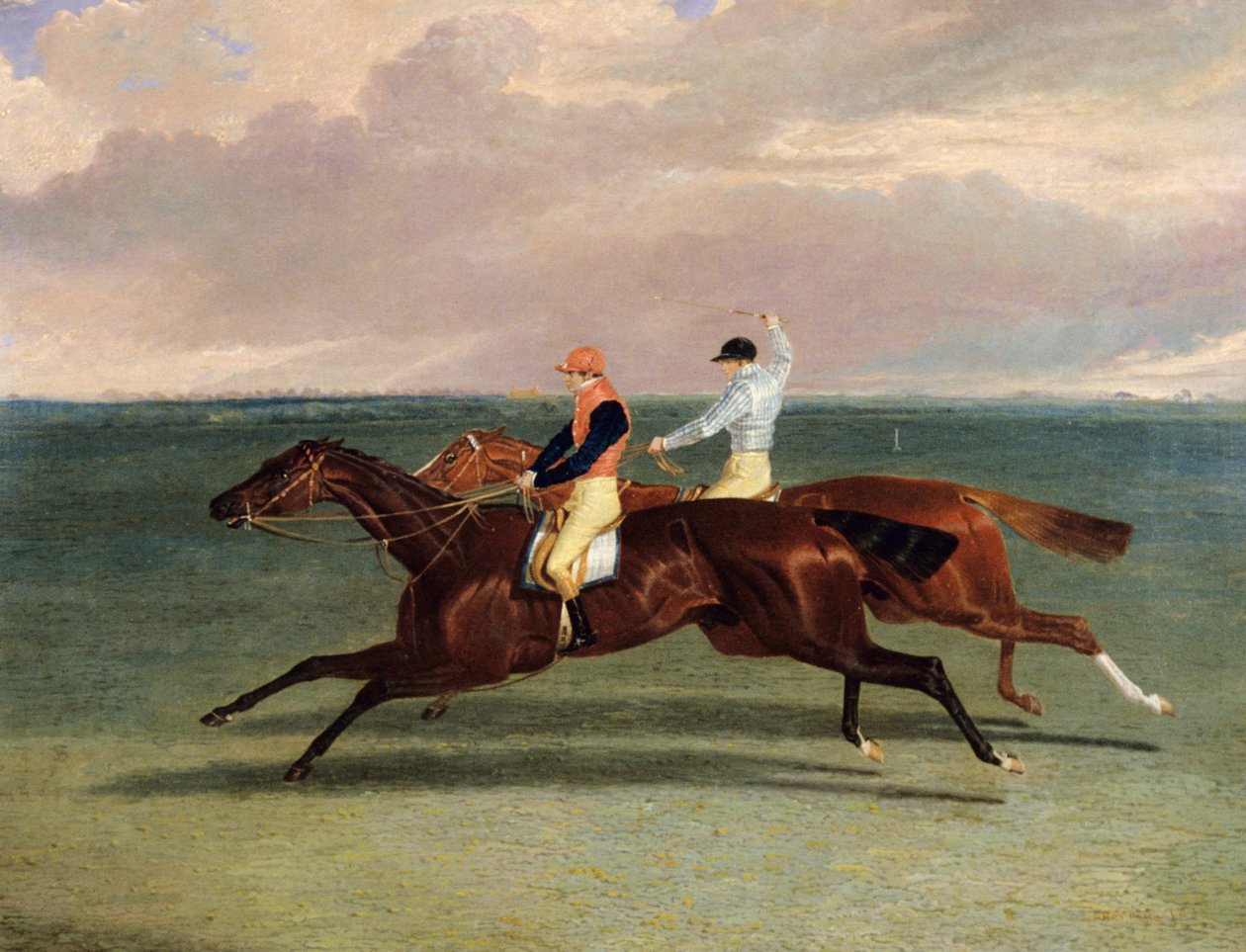 Mecz „Priam” i „Augustus”, 20 października 1831 autorstwa John Frederick Herring Senior