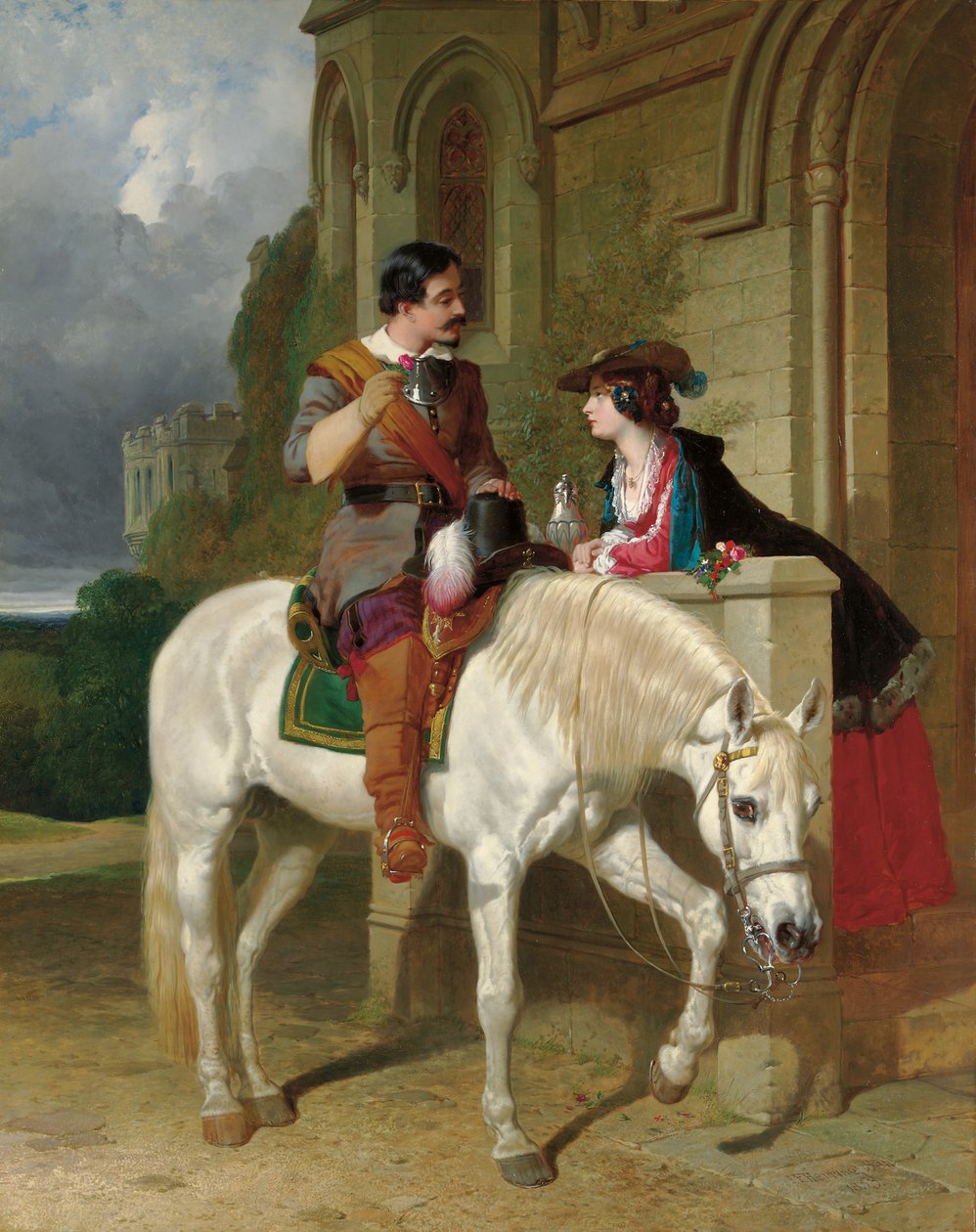 Róża, 1853 autorstwa John Frederick Herring Senior