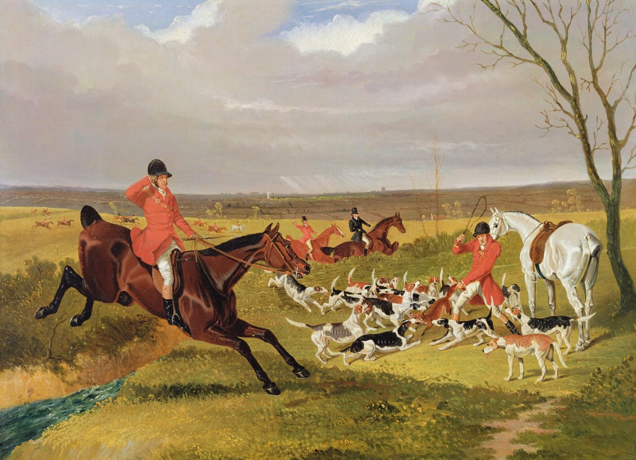 Polowanie na Suffolk - Śmierć autorstwa John Frederick Herring Senior