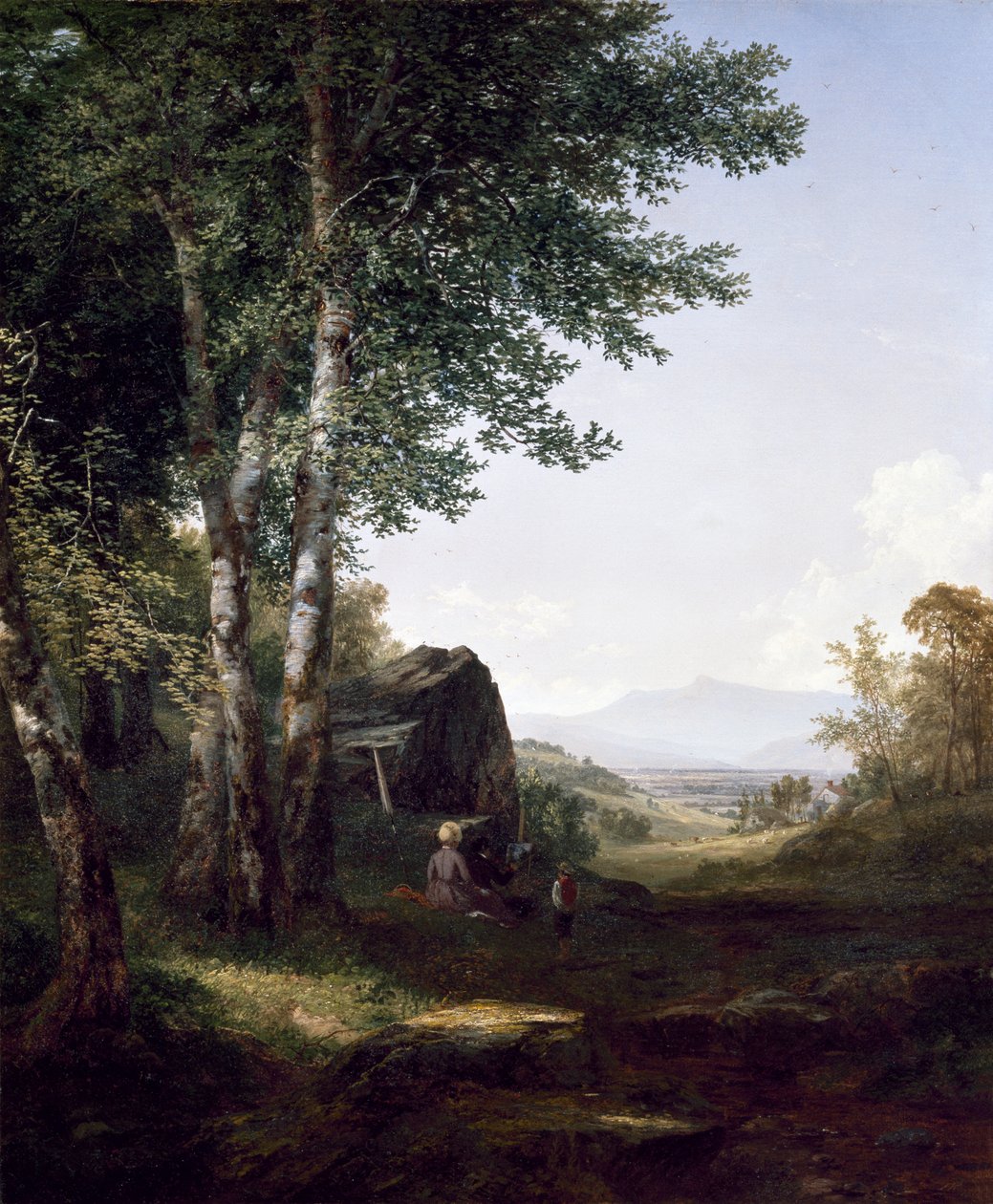 Widok na górę Mansfield, 1849 autorstwa John Frederick Kensett
