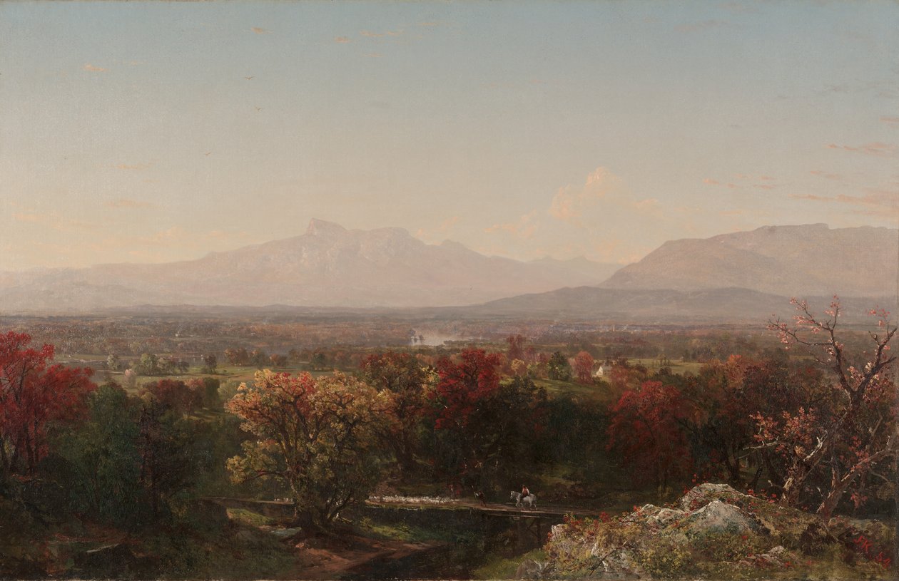 Październikowy dzień w Białych Górach autorstwa John Frederick Kensett