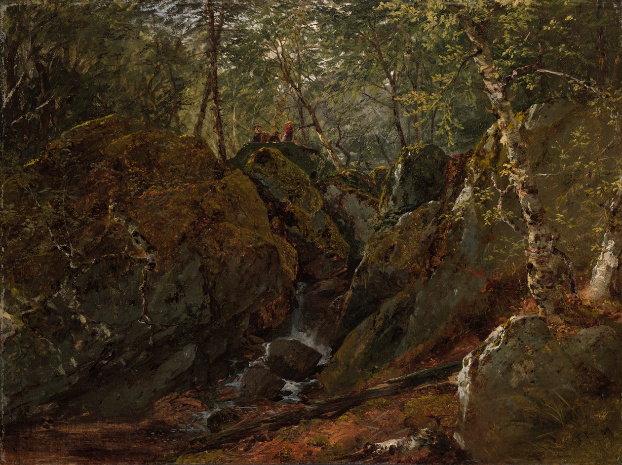 Wodospad Catskill autorstwa John Frederick Kensett