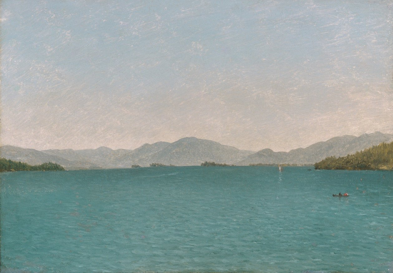 Jezioro George, bezpłatne badanie autorstwa John Frederick Kensett