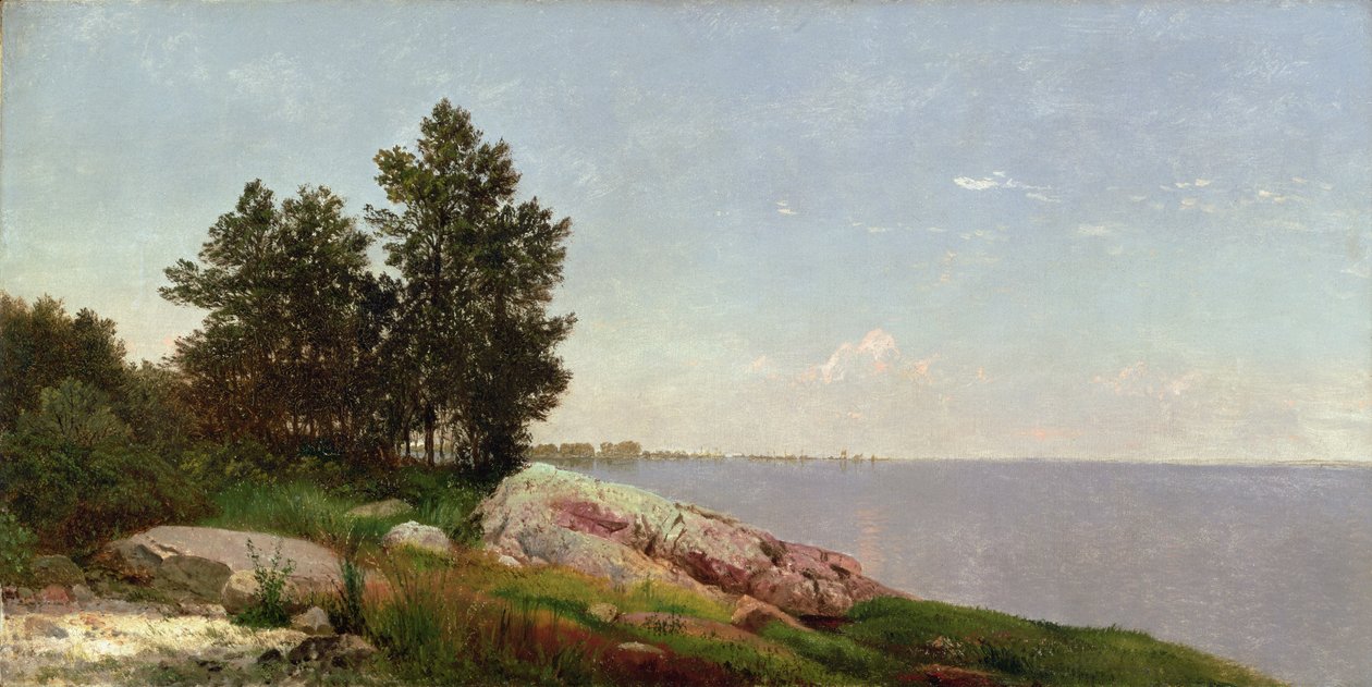 Long Island Sound w Darien autorstwa John Frederick Kensett