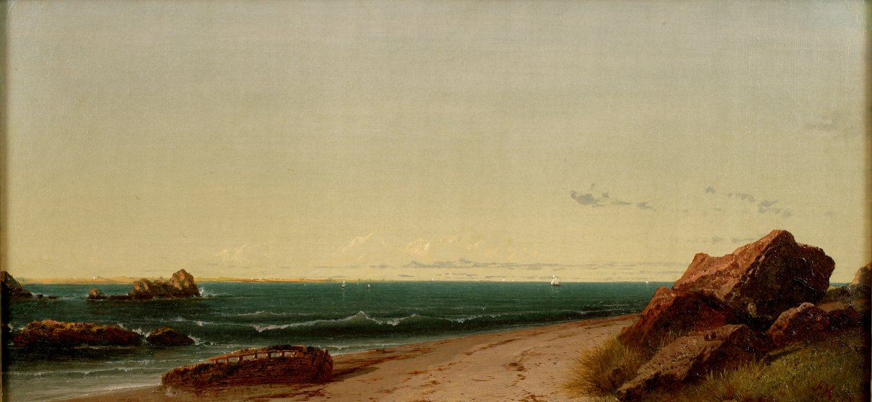 Na wybrzeżu Narragansett, 1864 autorstwa John Frederick Kensett