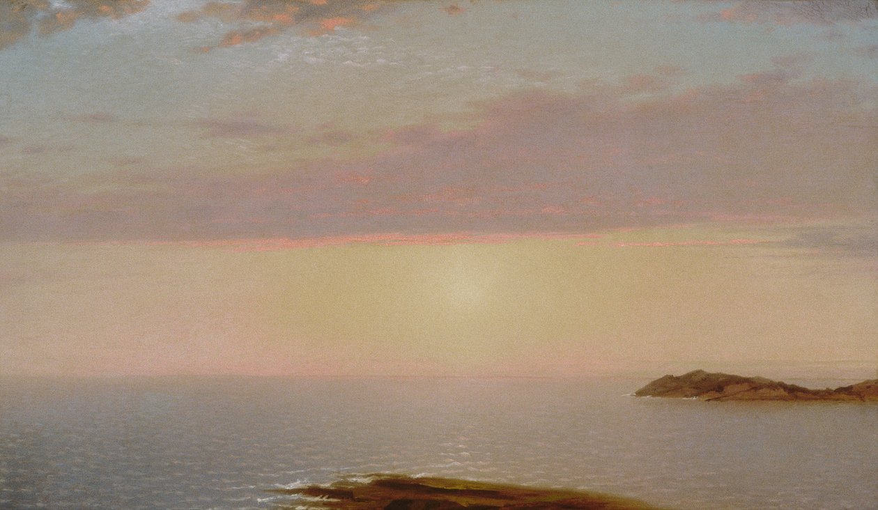 Zachód słońca autorstwa John Frederick Kensett