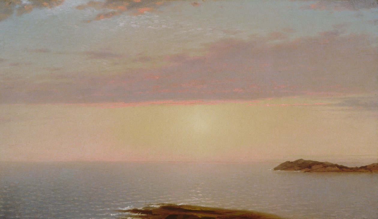 Zachód słońca, 1872. autorstwa John Frederick Kensett