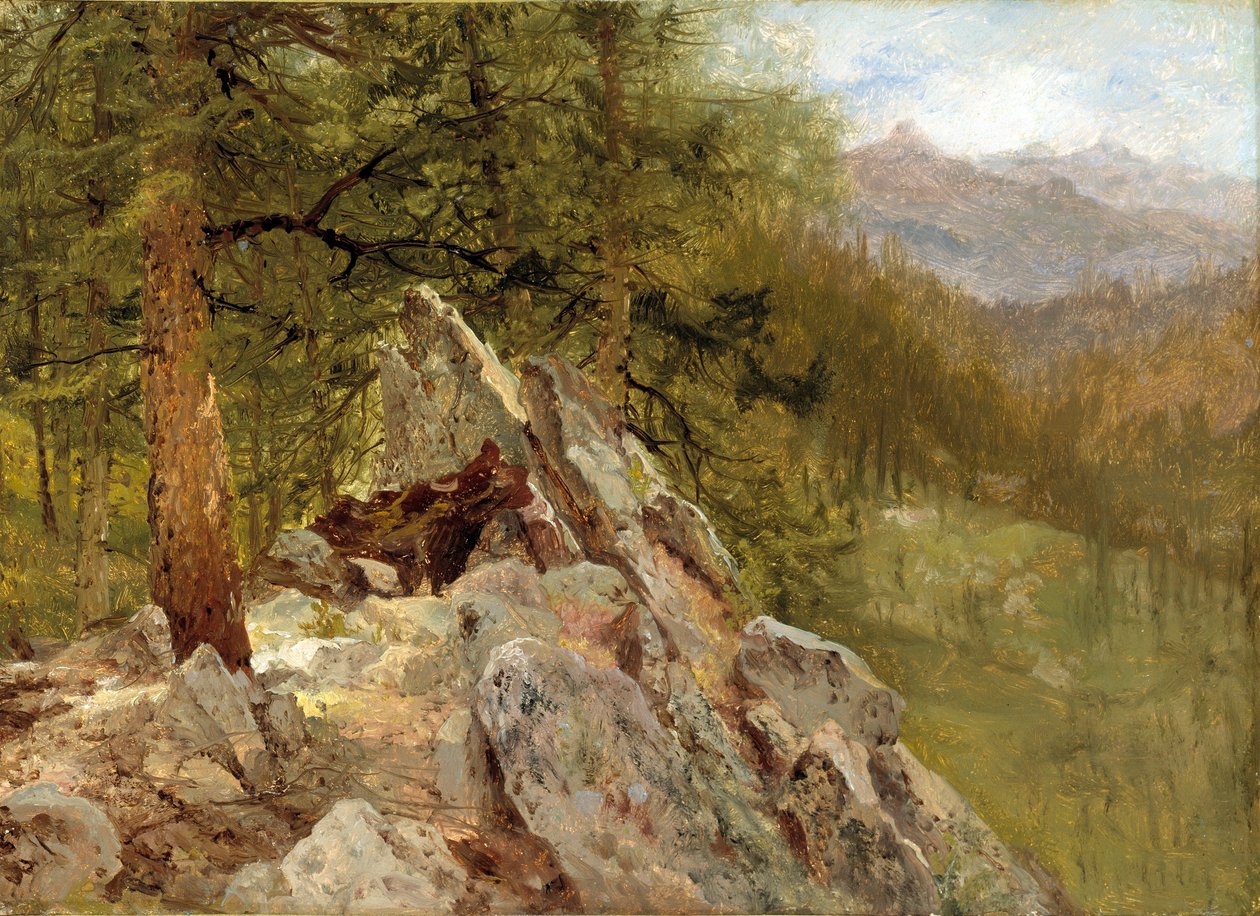 Zachodni krajobraz autorstwa John Frederick Kensett