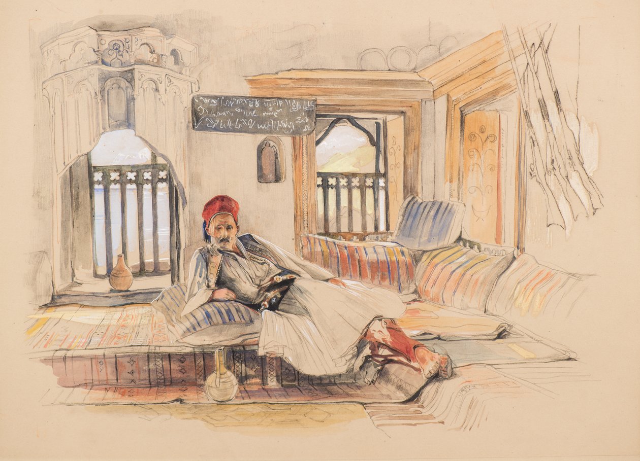 Wschodnie wnętrze autorstwa John Frederick Lewis