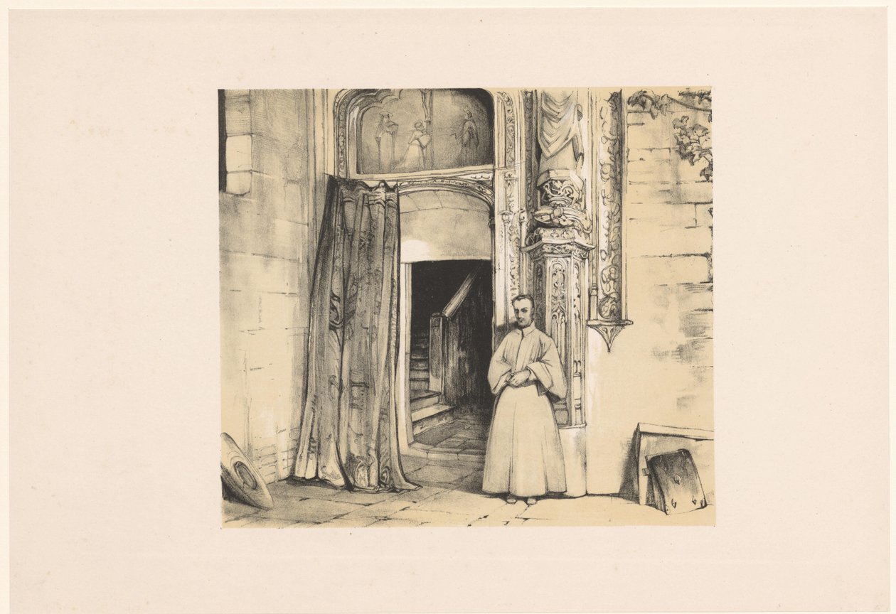 Drzwi klasztoru San Juan de los Reyes w Toledo autorstwa John Frederick Lewis