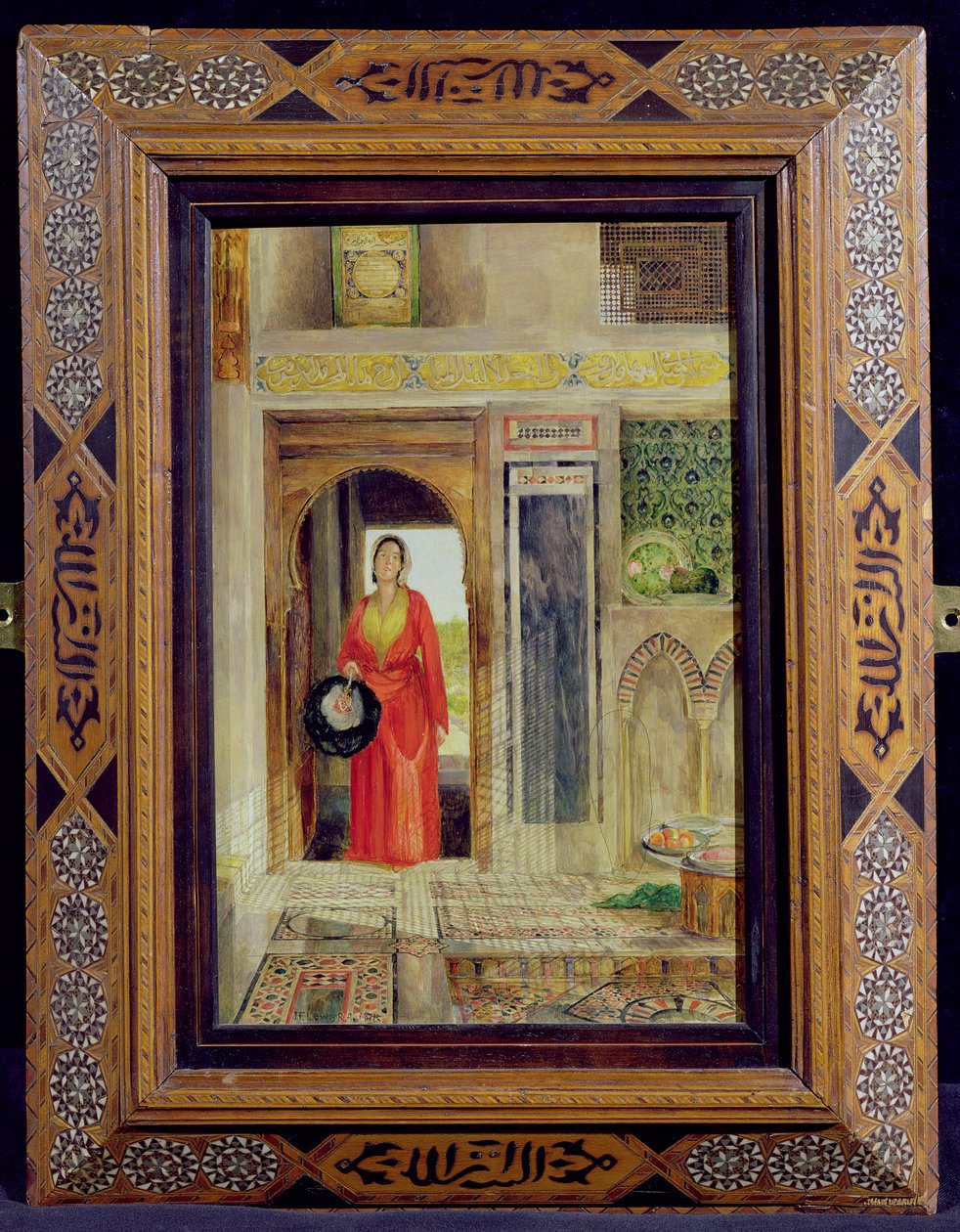 Wejście do haremu, 1871 autorstwa John Frederick Lewis