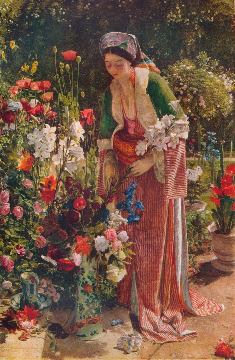 W ogrodzie Beys, 1865, 1920. autorstwa John Frederick Lewis