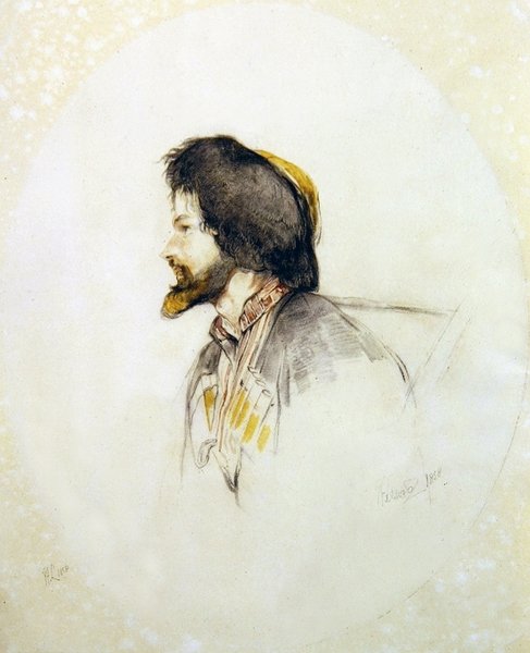 Portret dżentelmena ze Wschodu autorstwa John Frederick Lewis