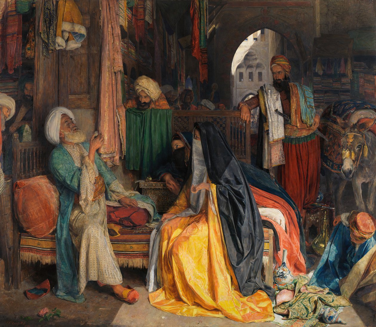 Wątpliwa Moneta, 1869. autorstwa John Frederick Lewis