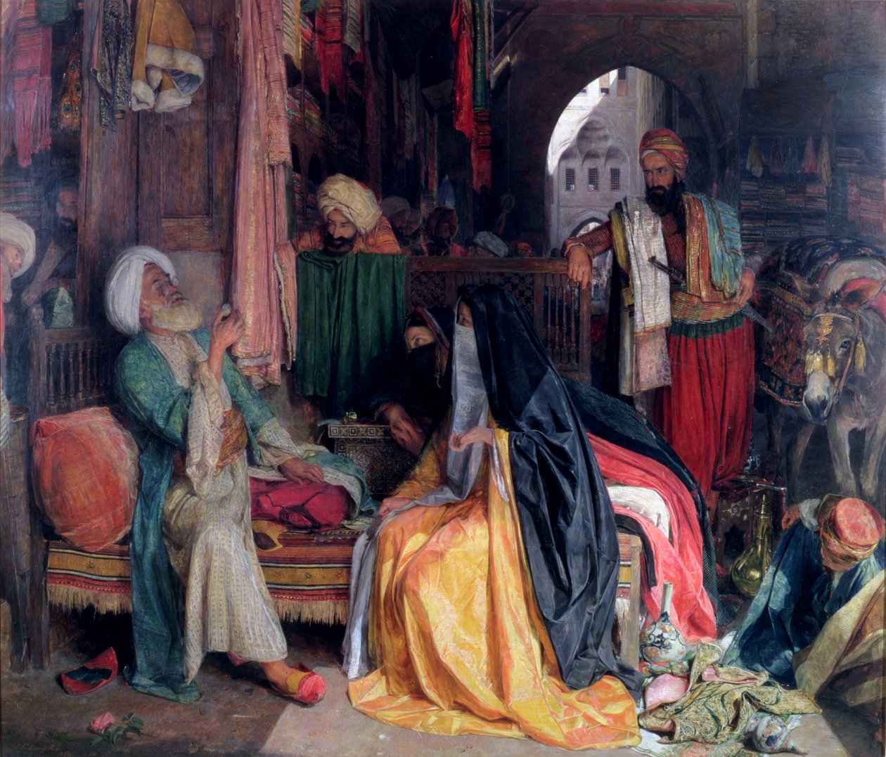 Wątpliwa Moneta, 1869 autorstwa John Frederick Lewis