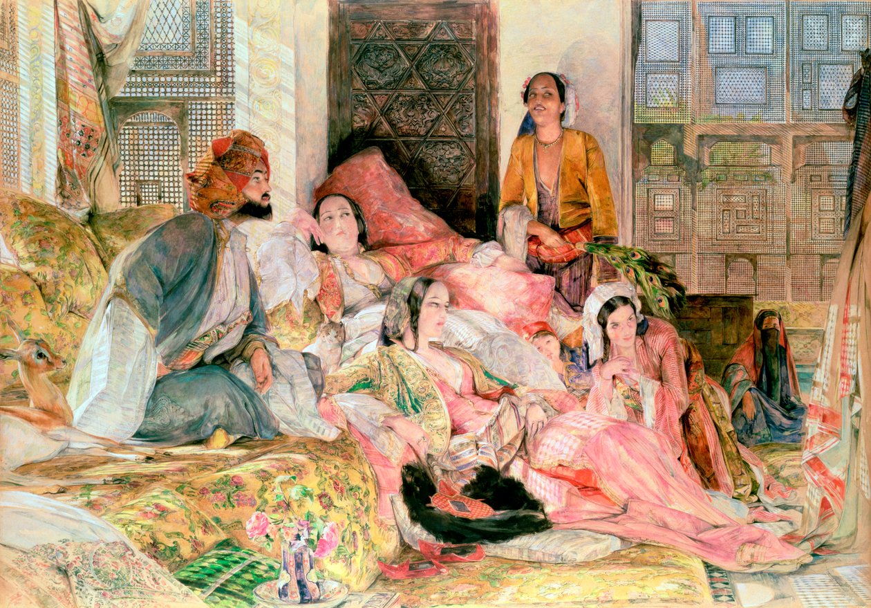 „Harem”, ok. 1850 r. autorstwa John Frederick Lewis