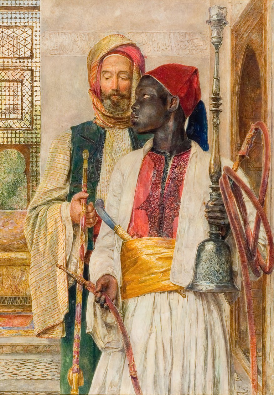 Nosiciel fajki, 1856. autorstwa John Frederick Lewis