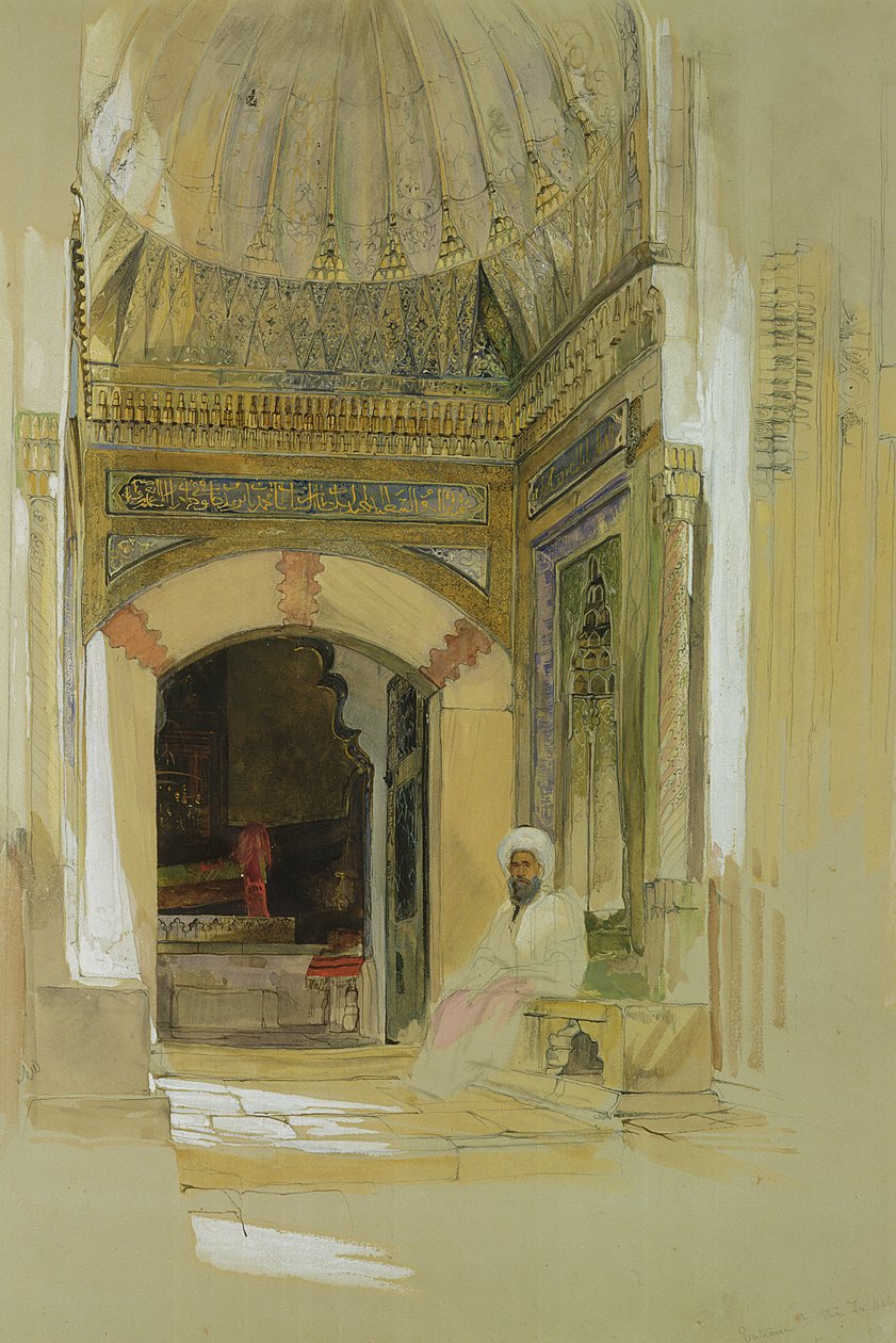 Grób Bajazyda I, Bursa, Turcja autorstwa John Frederick Lewis