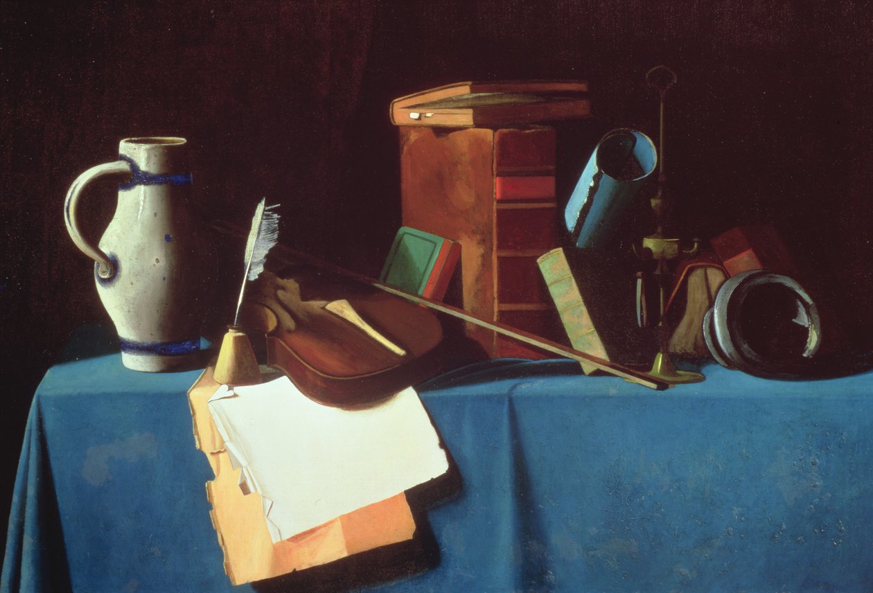 Blat ze skrzypcami autorstwa John Frederick Peto