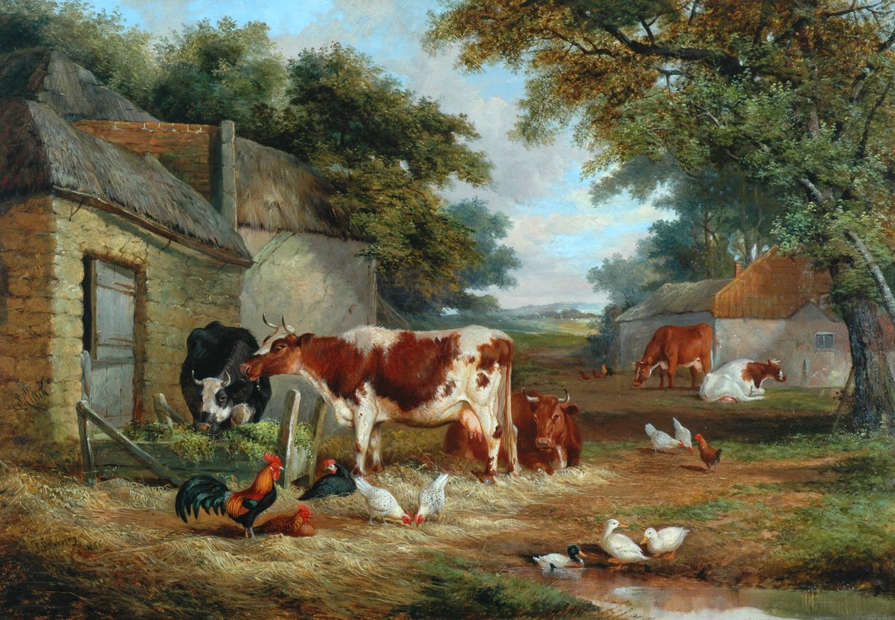 Gospodarstwo, 1856 autorstwa John Frederick Herring Senior