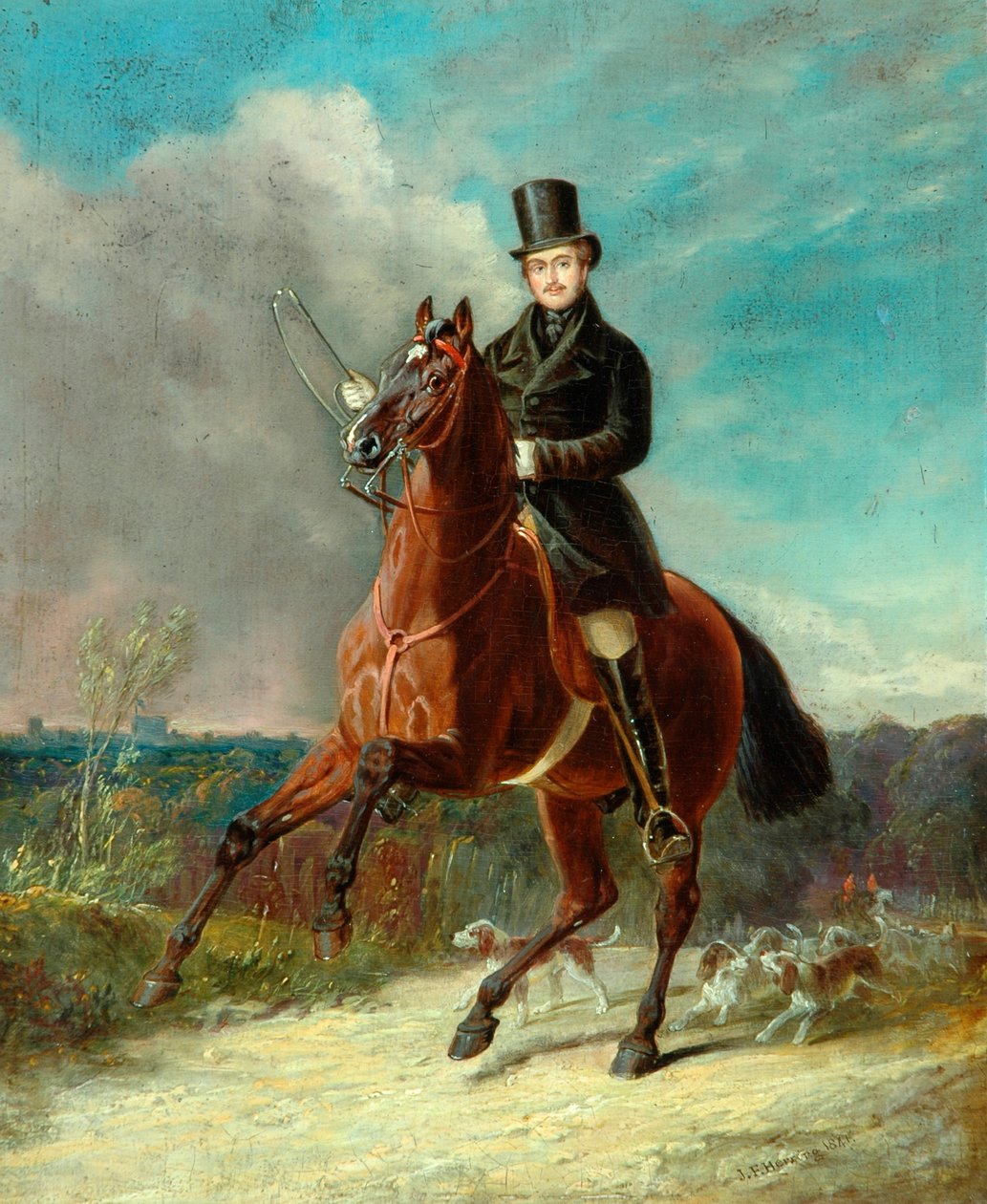 Książę małżonek na koniu, 1841 autorstwa John Frederick Herring Senior