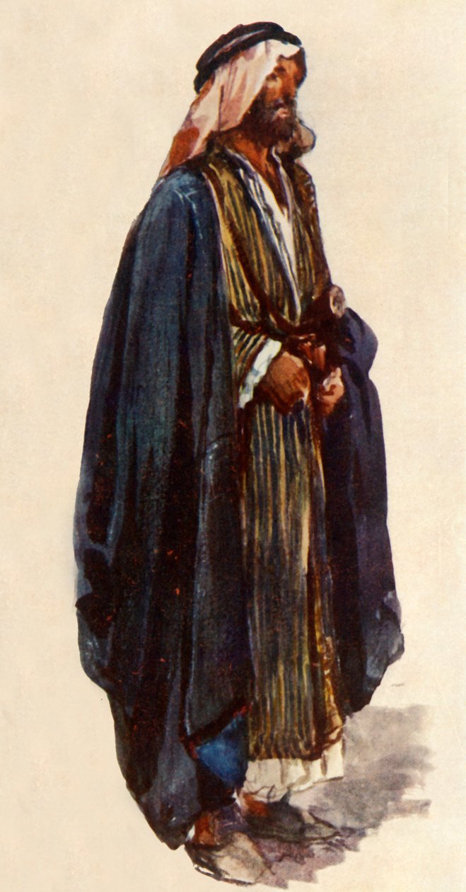 Arabski rolnik. Sąsiedztwo Jerozolimy, 1902. autorstwa John Fulleylove