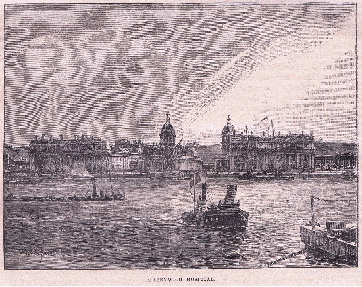 Szpital w Greenwich autorstwa John Fulleylove