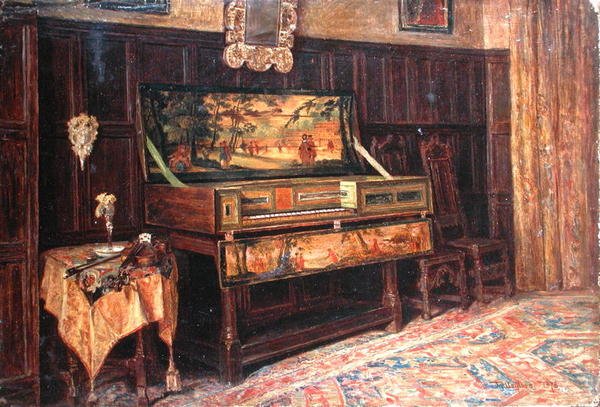 Scena wewnętrzna autorstwa John Fulleylove