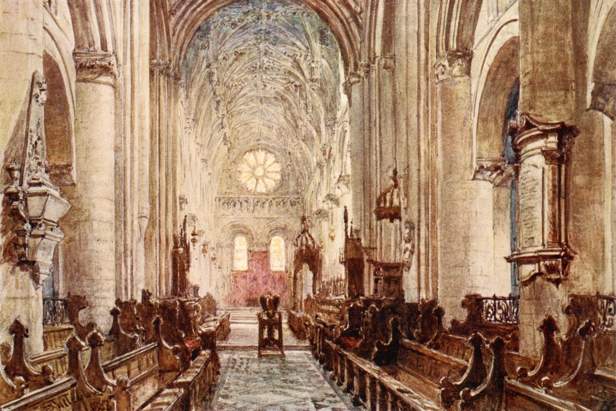 Wnętrze katedry Chrystusa, 1903 autorstwa John Fulleylove