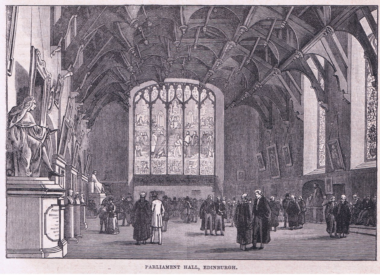 Parliament Hall, Edinburgh autorstwa John Fulleylove