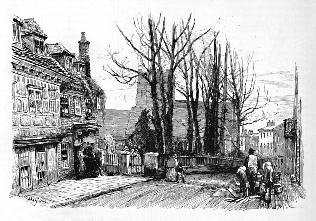 Ulica Kamieniołomu z St. Marys, 1886 r. autorstwa John Fulleylove