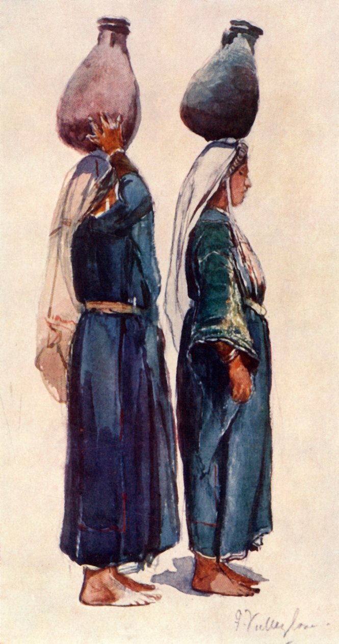 Studia syryjskich wieśniaczek, 1902. autorstwa John Fulleylove