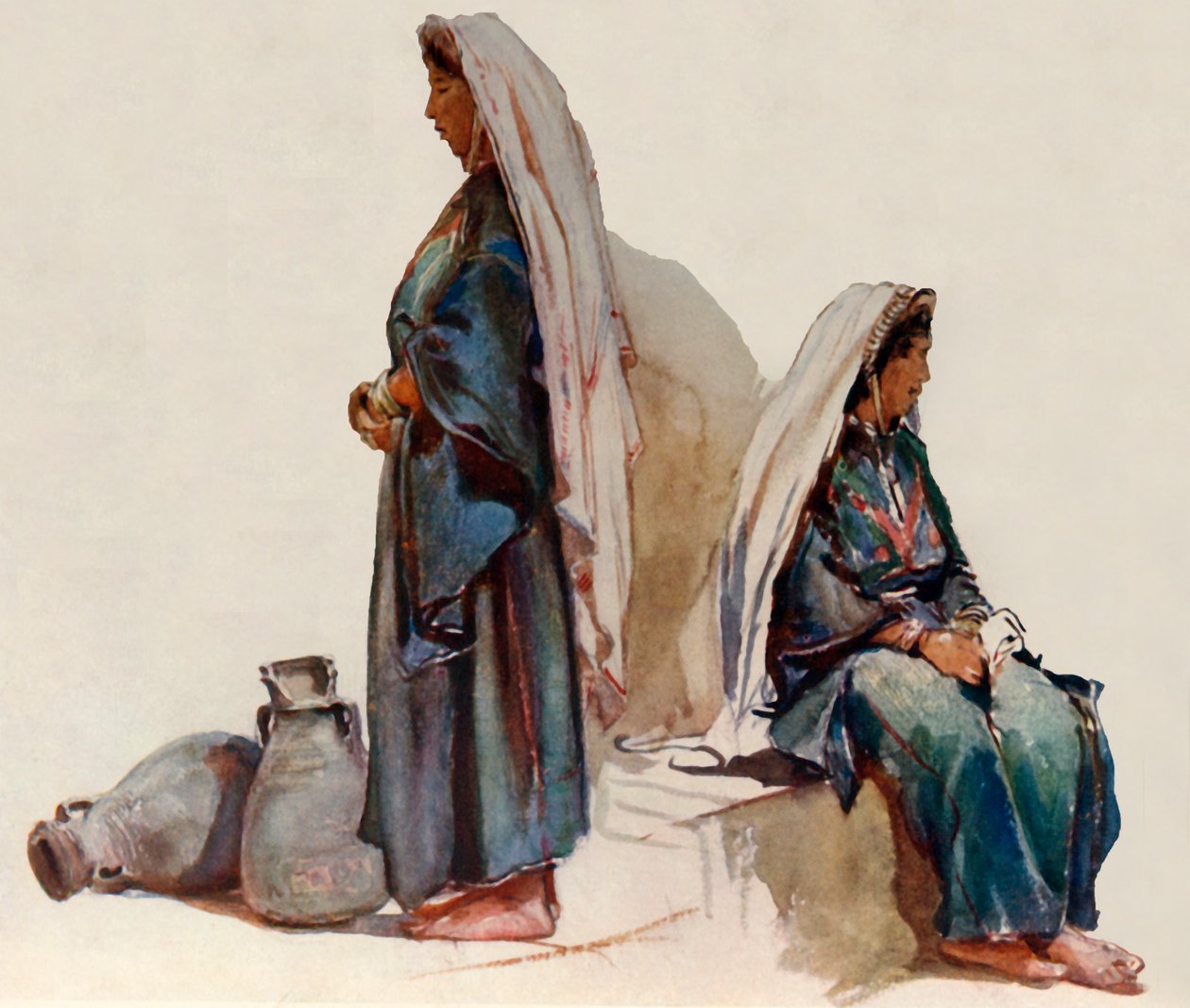 Studia syryjskich wieśniaczek, 1902. autorstwa John Fulleylove