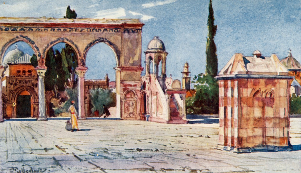 Letnia Ambona z Południowego Przedsionka Kopuły na Skale, 1902 r. autorstwa John Fulleylove