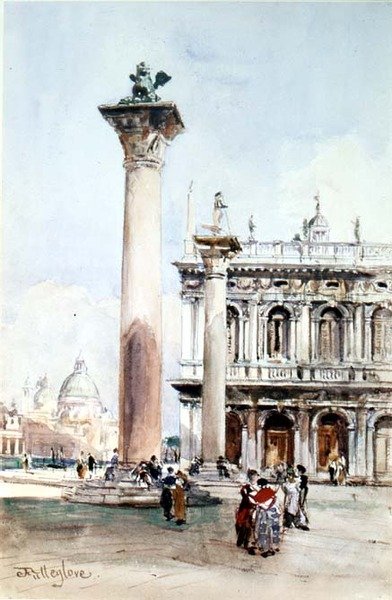 Piazzetta di San Marco, Wenecja autorstwa John Fulleylove