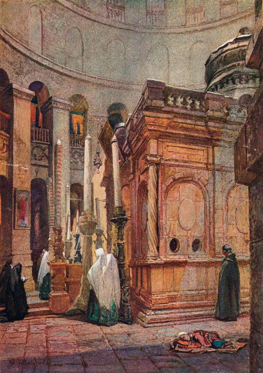 Rotunda i Kaplica Grobu Świętego, 1902, 1906. autorstwa John Fulleylove